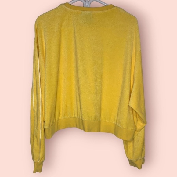 Nike Women’s Retro Femme French Terry Cropped Crew Sweatshirt, Size L - Picture 3 of 7